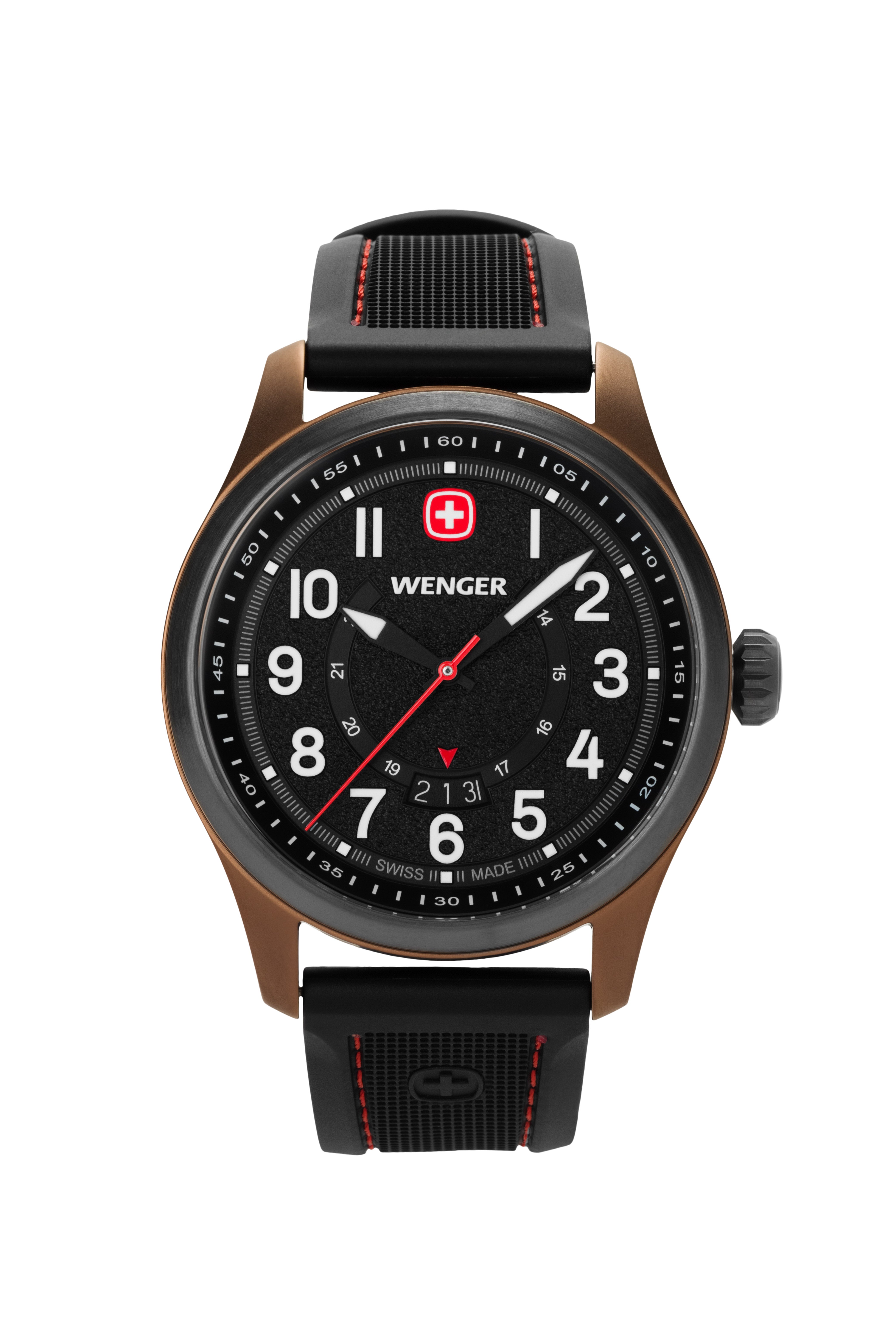 wenger-terragraph-swiss-quartz-watch-bronze-and-black-ice-black-dial-black-silic image 4